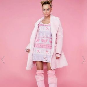 Dolls Kill×Sugar Thrillz One I Adore Sweater Dress